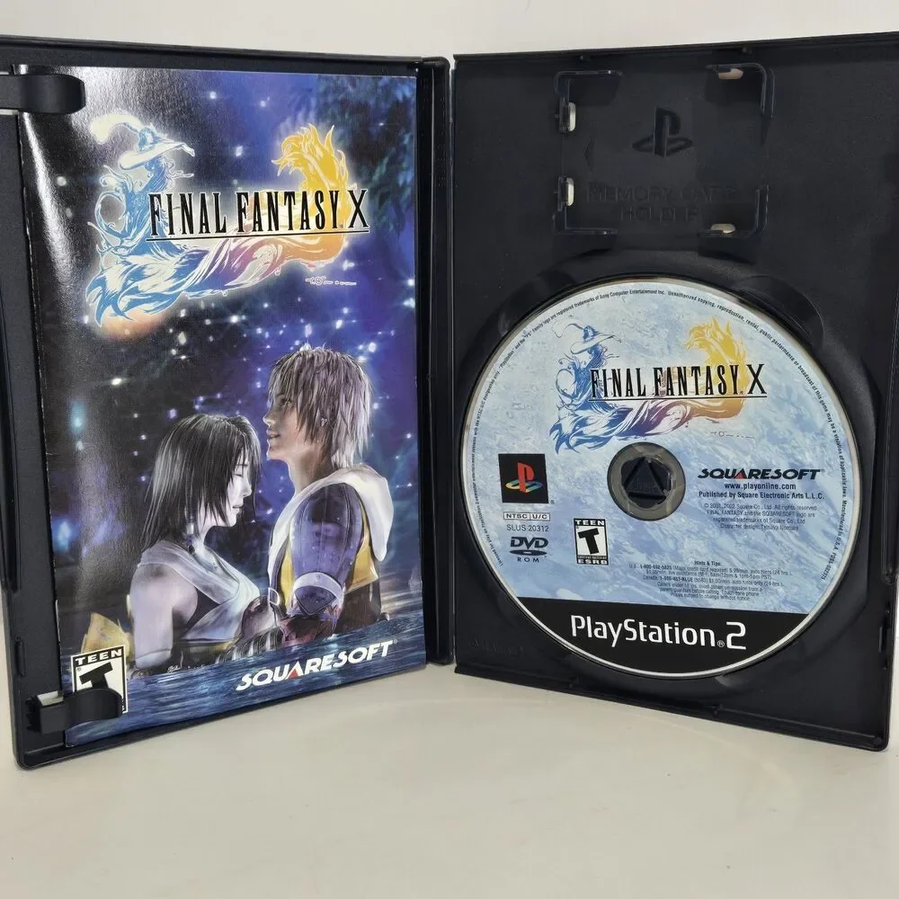 Final Fantasy X 10 Black Label Sony PlayStation 2 PS2 - Complete In Box